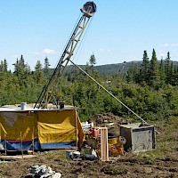 Drill Rigs in East Zone Looking to the Far East Zone