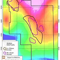 Magnetic Susceptibility - 1200m Below Cu Mo Anomaly