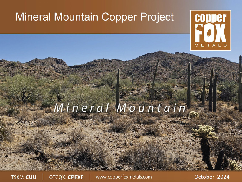 Mineral Mountain Copper Project, Arizona, USA