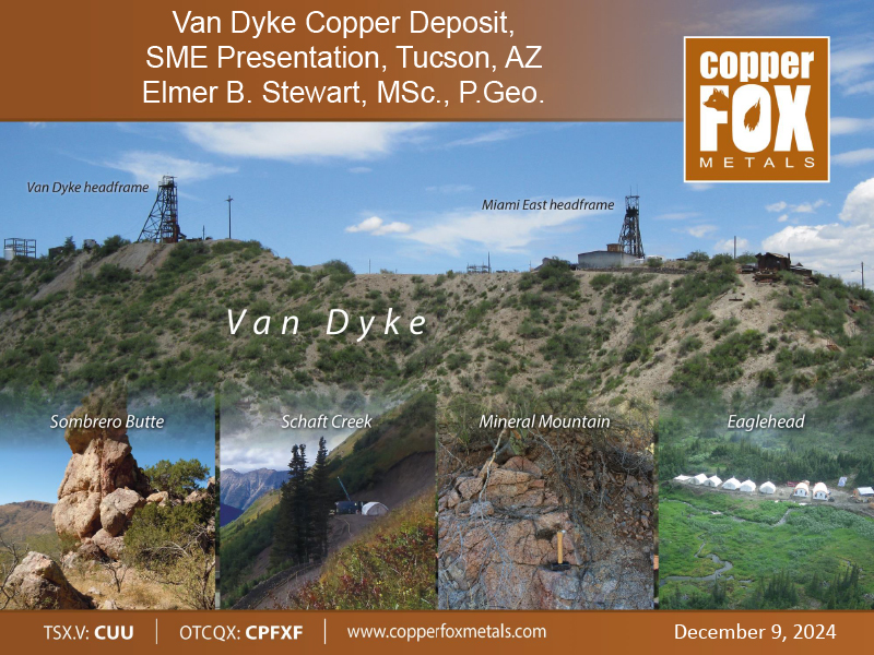 Van Dyke Copper Deposit, SME Presentation, Tucson, AZ